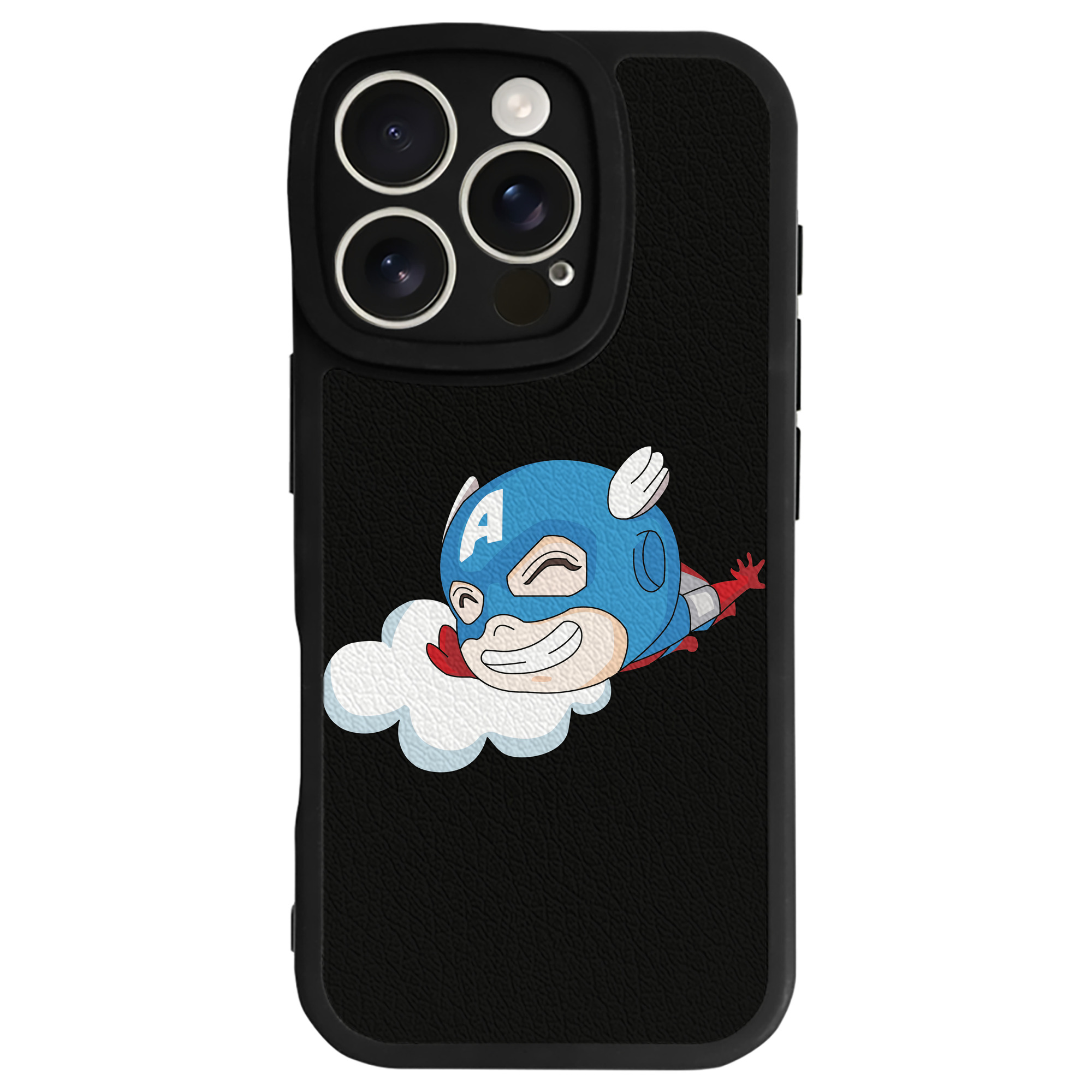 （画像用） アベンジャーズ The Avengers 【iPhone 16シリーズ対応】シリコンスマホケース（レザー調） 材質：シリコン